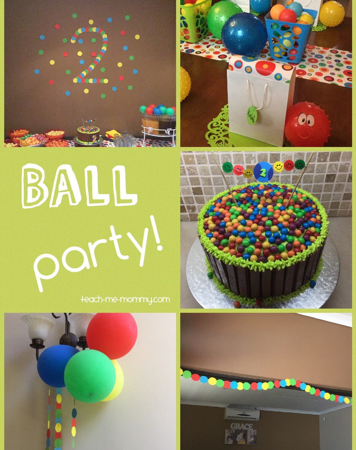 Birthday Gift Ideas For Two Year Old Boy
 Ball Themed Party for a 2 Year Old Teach Me Mommy