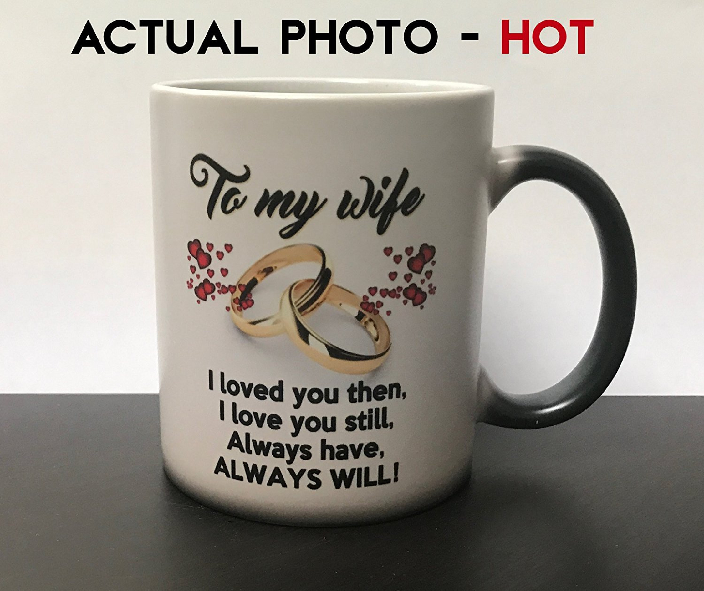 Birthday Gift Wife
 Anniversary Present For Her Color Changing Coffee Mug to