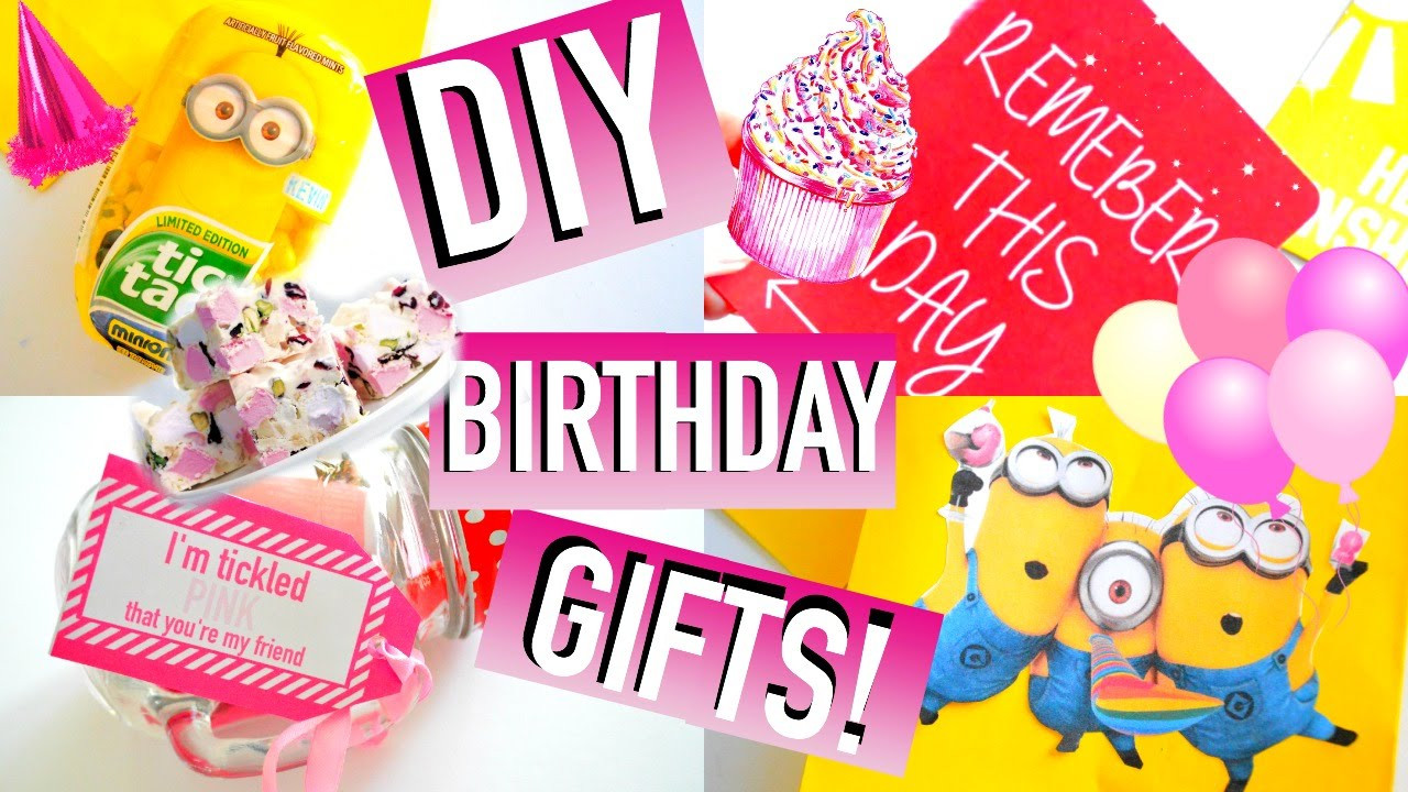Birthday Gifts Diy
 DIY Birthday Gift Ideas Easy & Affordable ♡