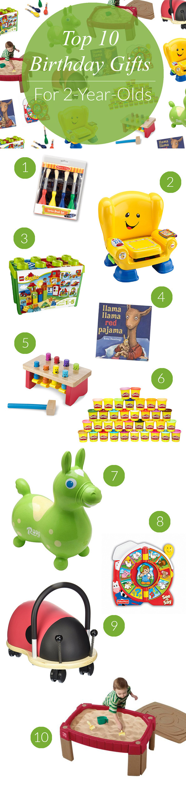Birthday Gifts For 10 Year Olds
 Top 10 Birthday Gifts for 2 Year Olds Evite