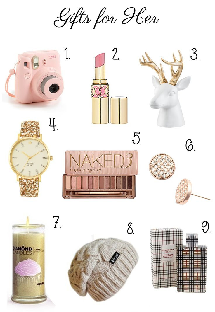 Birthday Gifts For Her Pinterest
 9 Holiday Gifts for Her Gift Ideas Pinterest