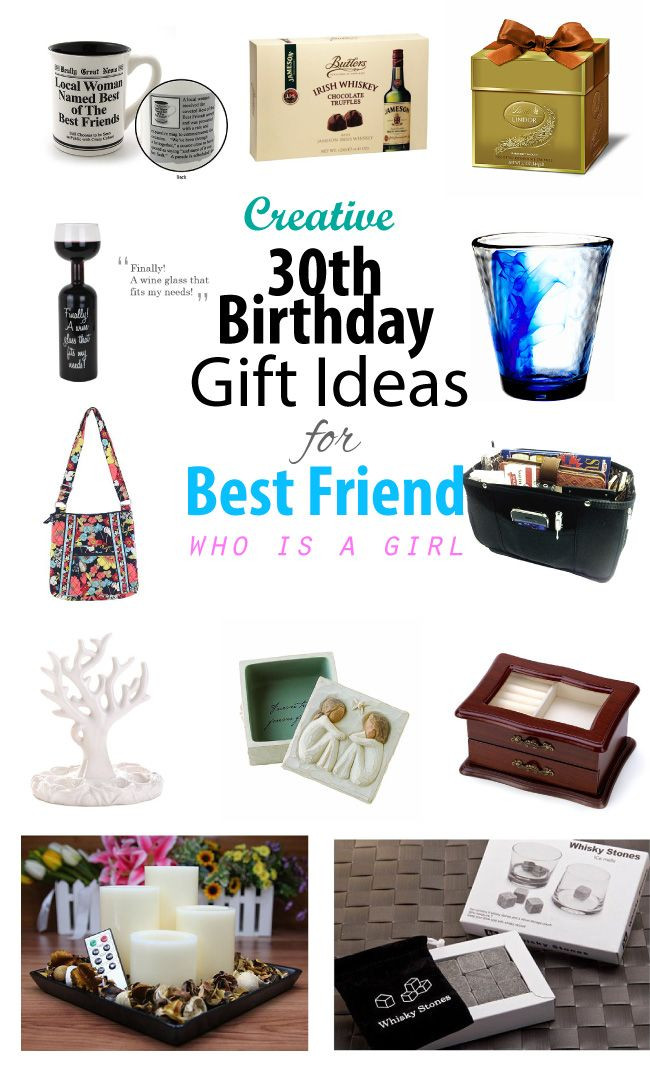 Birthday Gifts For Her Pinterest
 Creative 30th Birthday Gift Ideas for Female Best Friend