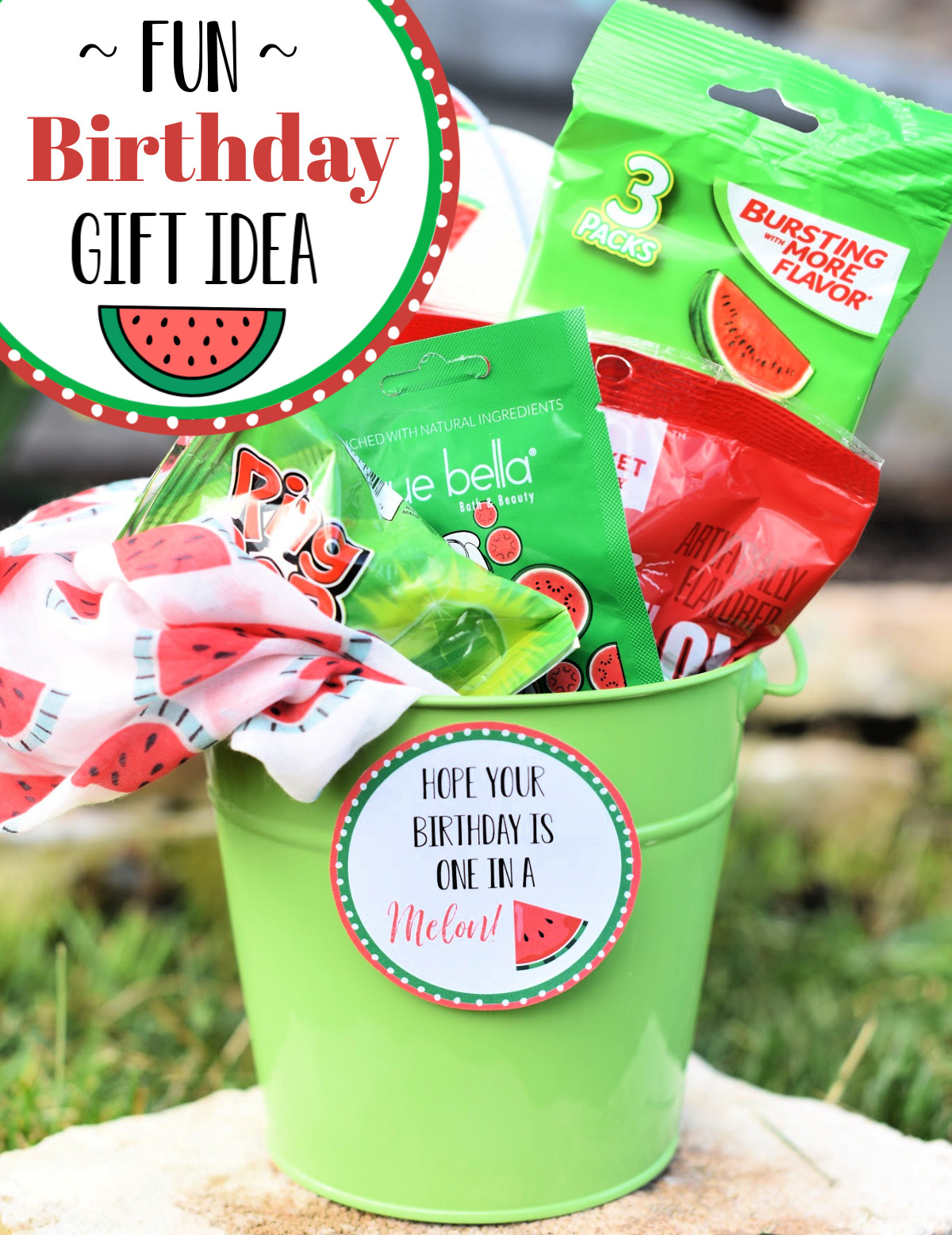 Birthday Gifts For Her Pinterest
 e in a Melon Birthday Gift for Her – Fun Squared