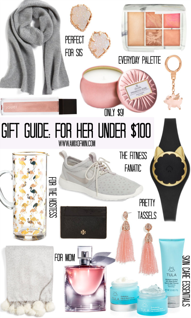 Birthday Gifts For Her Pinterest
 Gift Guide For Her Under $100 A Mix of Min