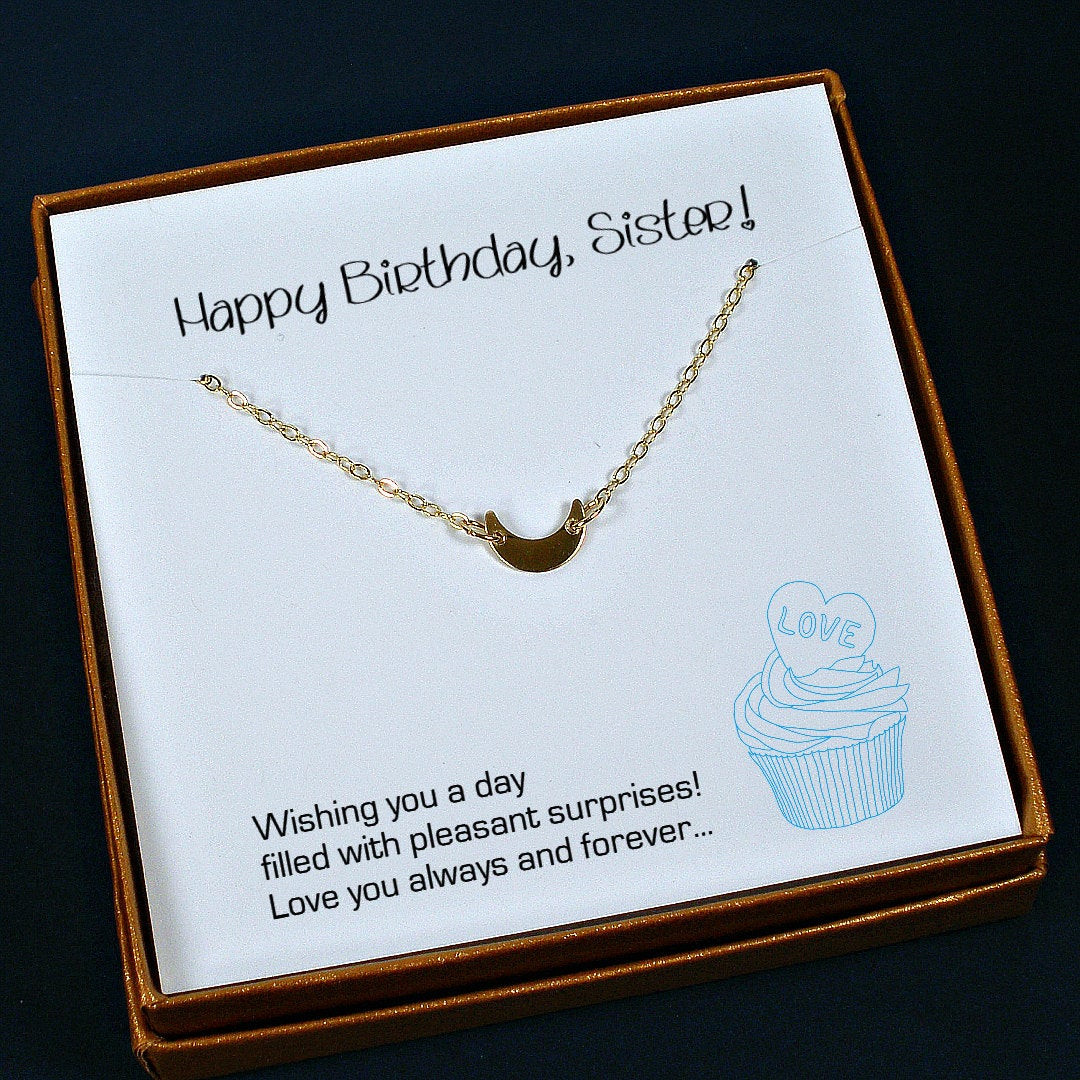 Birthday Gifts For Sisters
 Sister Birthday Gift Sister Necklace Sister Gift Ideas