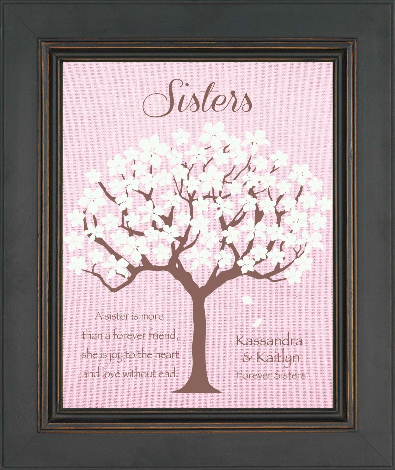 Birthday Gifts For Sisters
 SISTERS Personalized Gift Birthday Gift for Sister Wedding