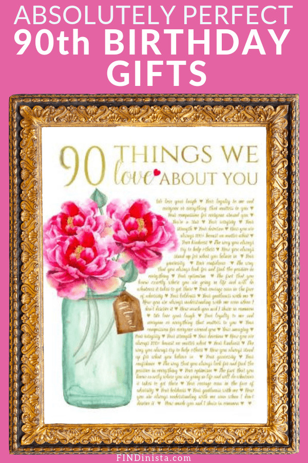 Birthday Gifts For Women
 90th Birthday Gift Ideas 25 Best 90th Birthday Gifts