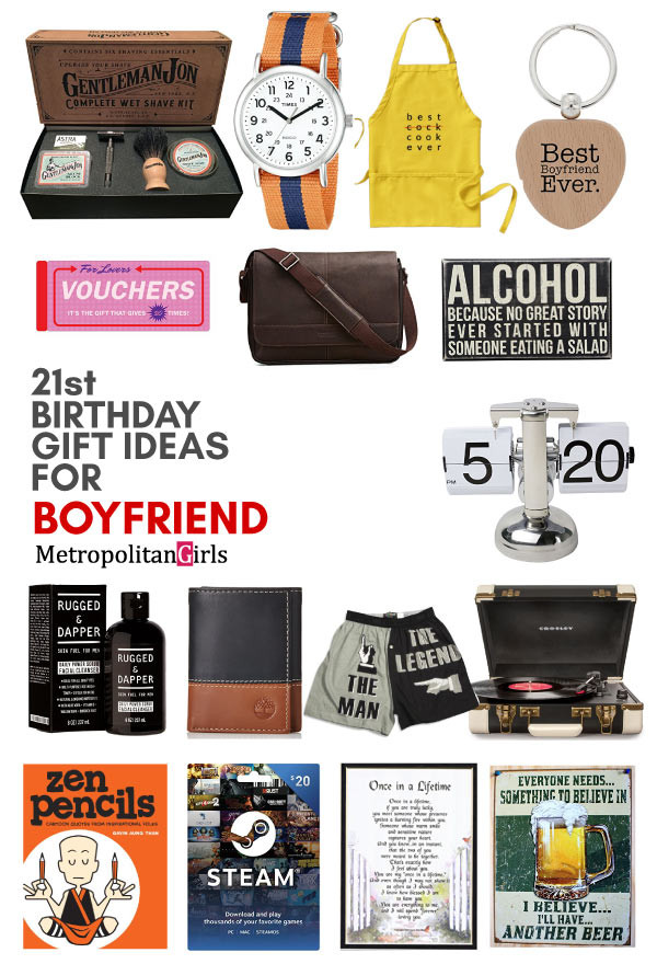 Birthday Gifts For Your Boyfriend
 20 Best 21st Birthday Gifts for Your Boyfriend