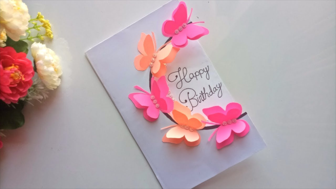 Birthday Greeting Cards
 Beautiful Handmade Birthday card idea DIY Greeting Pop