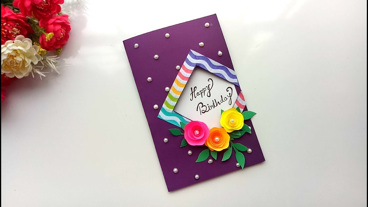 Birthday Greeting Cards
 Beautiful Handmade Birthday card idea DIY Greeting Pop