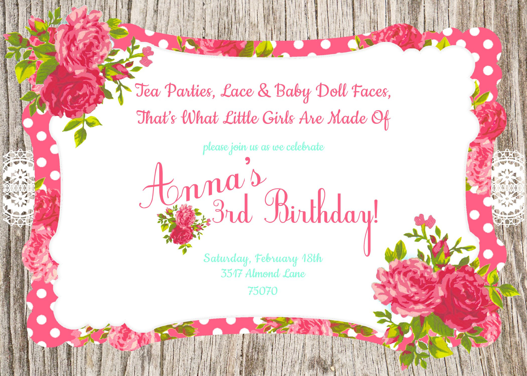 Birthday Invitation Maker
 Invitation Birthday Card Invitation Birthday Card