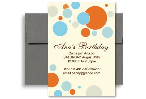 Birthday Invitation Templates Word
 Bright Colorful Kids Microsoft Word Birthday Invitation