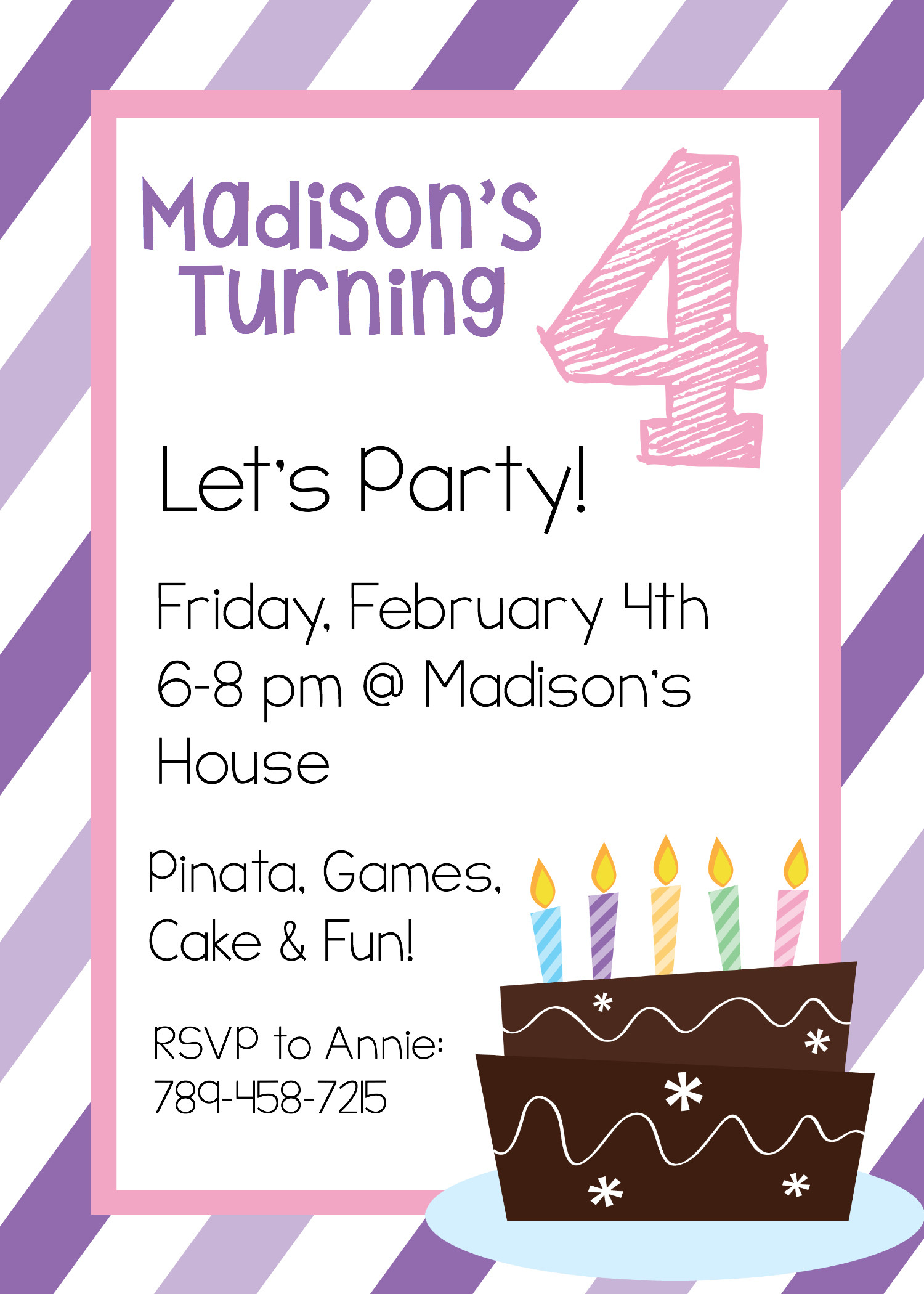 Birthday Invitation Templates Word
 Free Printable Birthday Invitation Templates