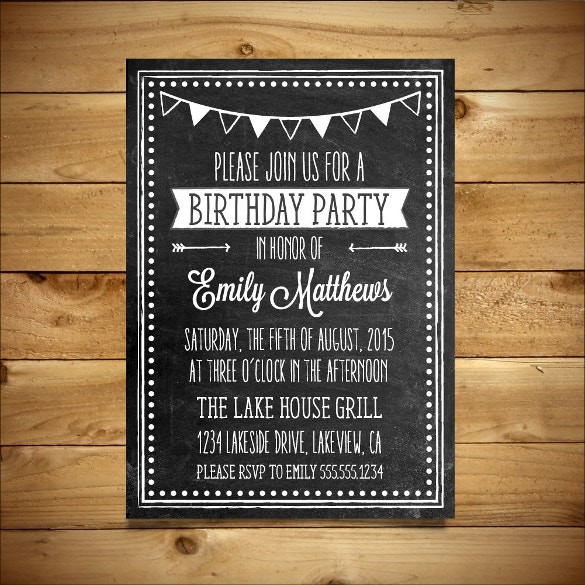 Birthday Invitation Templates Word
 18 MS Word Format Birthday Templates Free Download