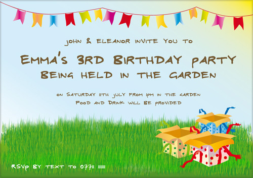 Birthday Invitation Wording For Kids
 Birthday Invitation Wording For Kids – FREE PRINTABLE