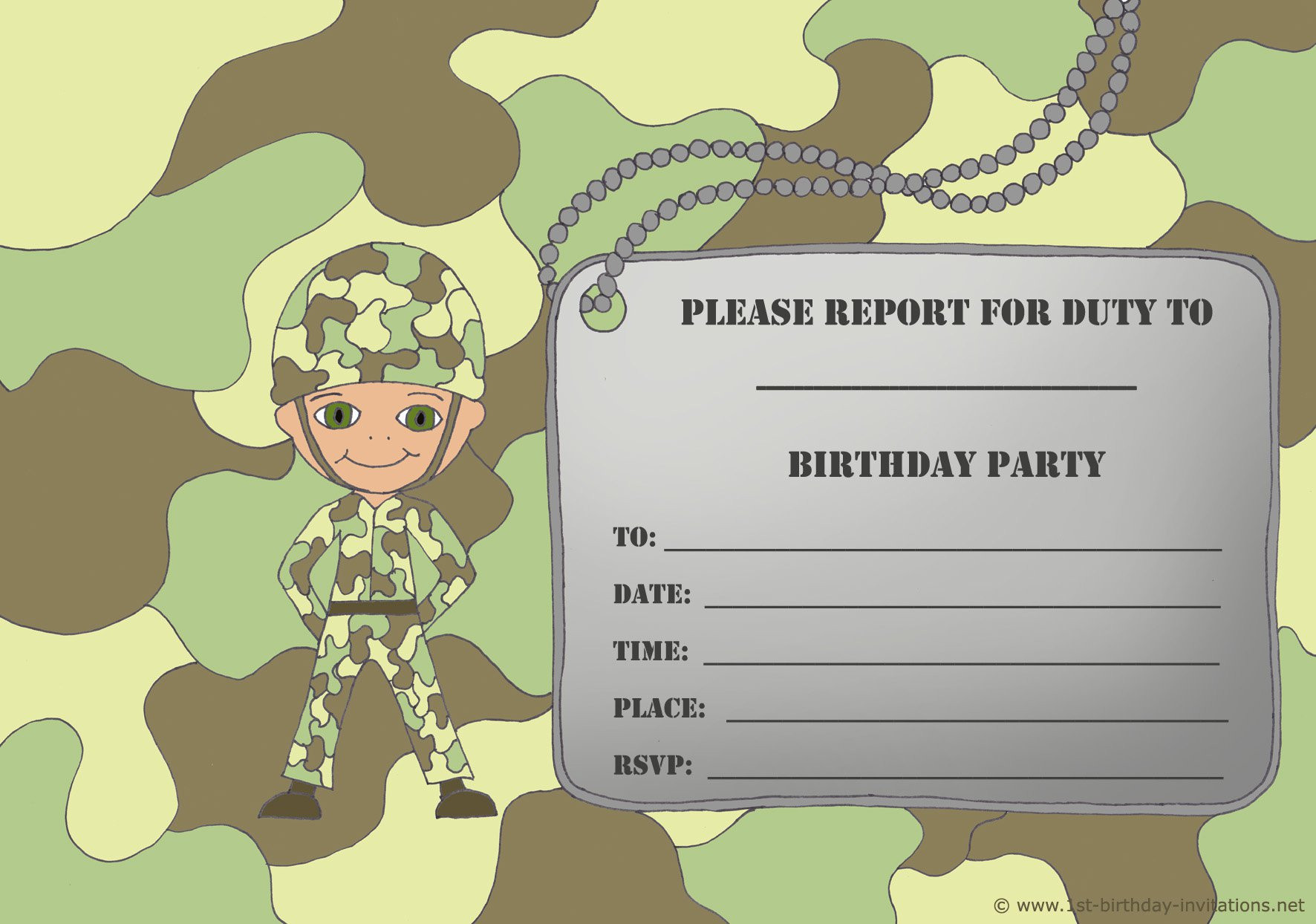 Birthday Invitations For Boys
 birthday invitation card Free printable birthday