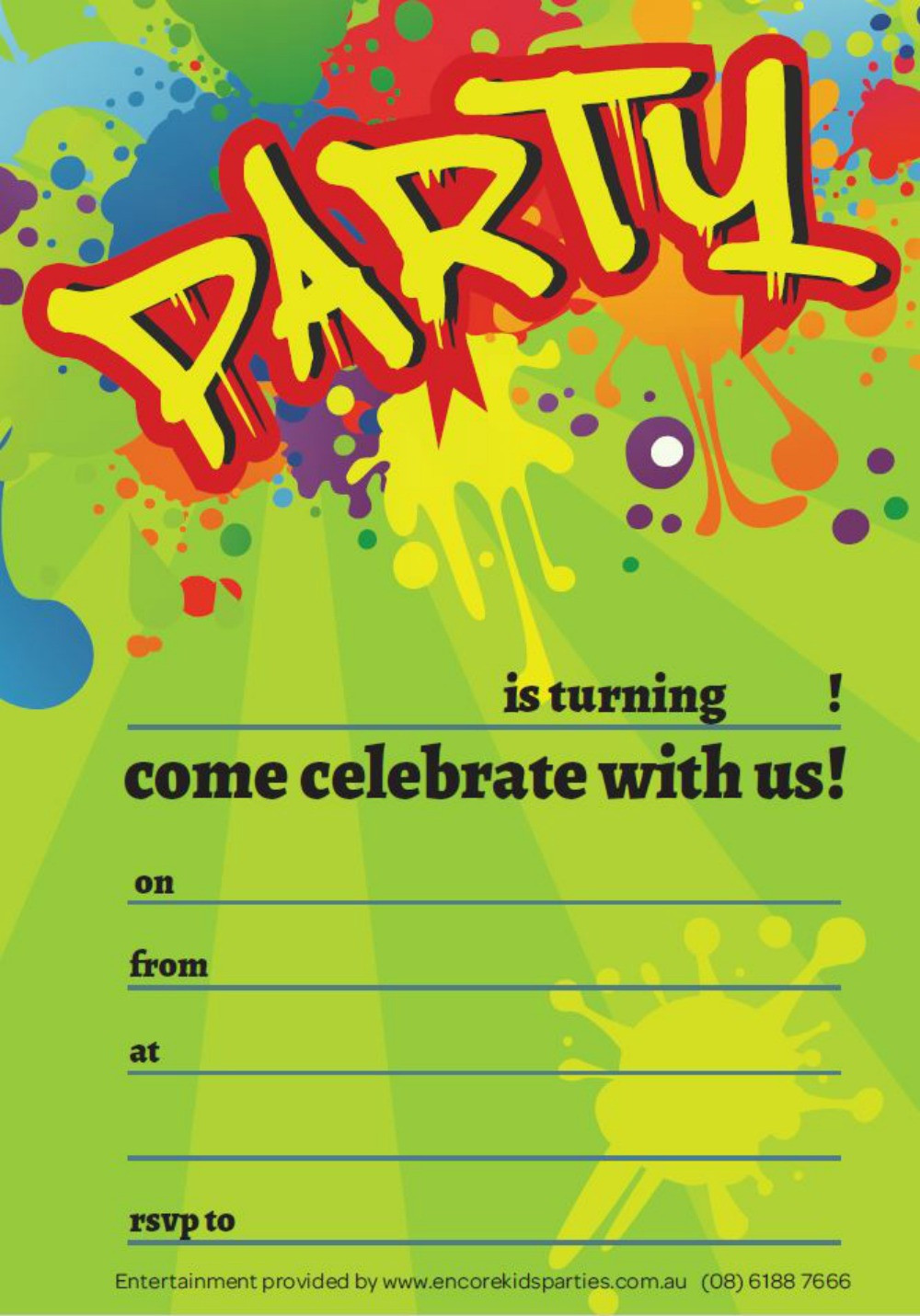 Birthday Invitations For Boys
 FREE Boy Party Invitations