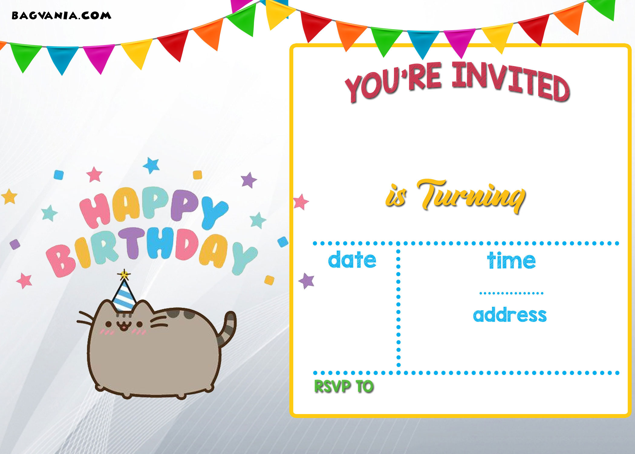 Birthday Invitations For Kids
 Free Printable Kids Birthday Invitations – Bagvania FREE