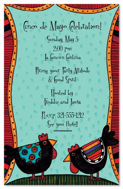 Birthday Invitations In Spanish
 9 best images about Spanish Lessons on Pinterest