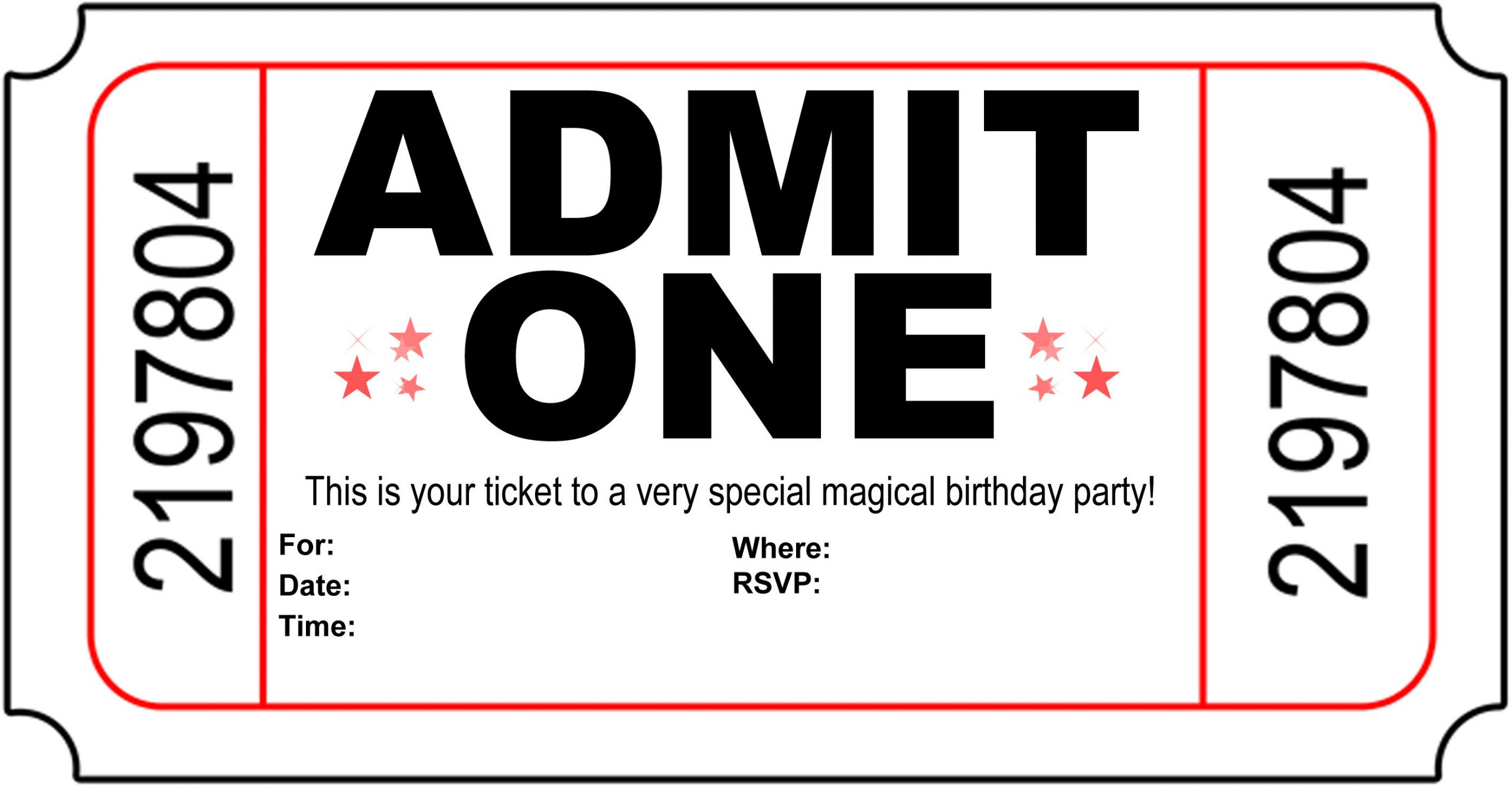 Birthday Invitations Printable
 Free Printable Birthday Party Invitations Kansas Magician