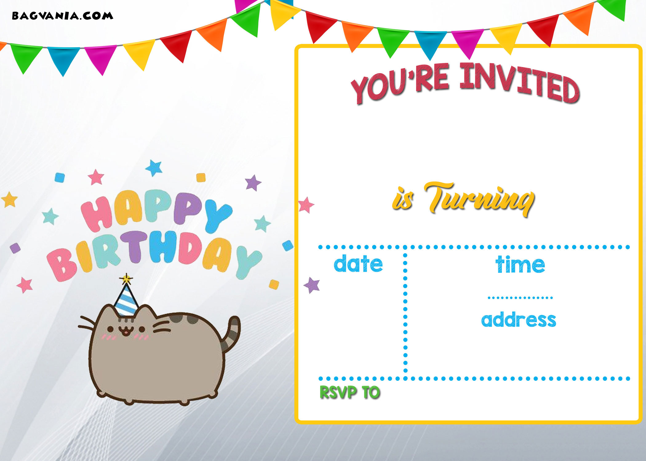 Birthday Invitations Printable Free
 Free Printable Kids Birthday Invitations – Bagvania FREE
