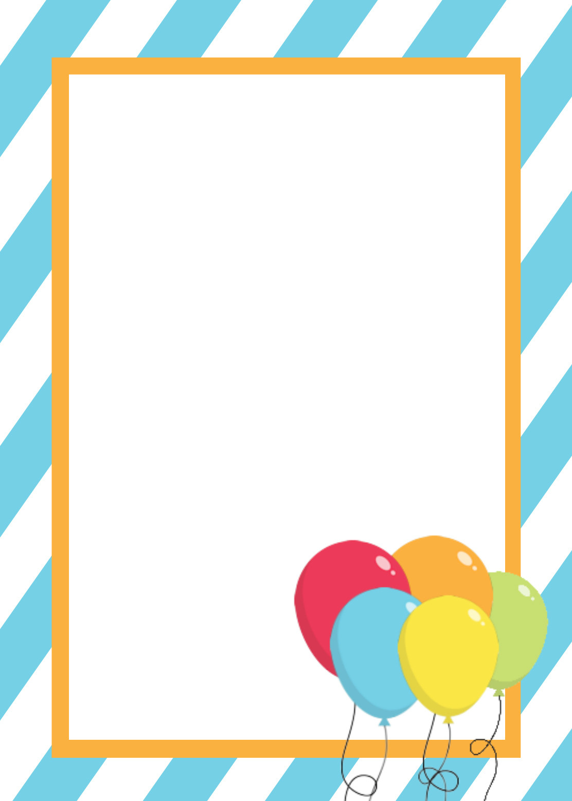 Birthday Invitations Templates Free
 Free Printable Birthday Invitation Templates