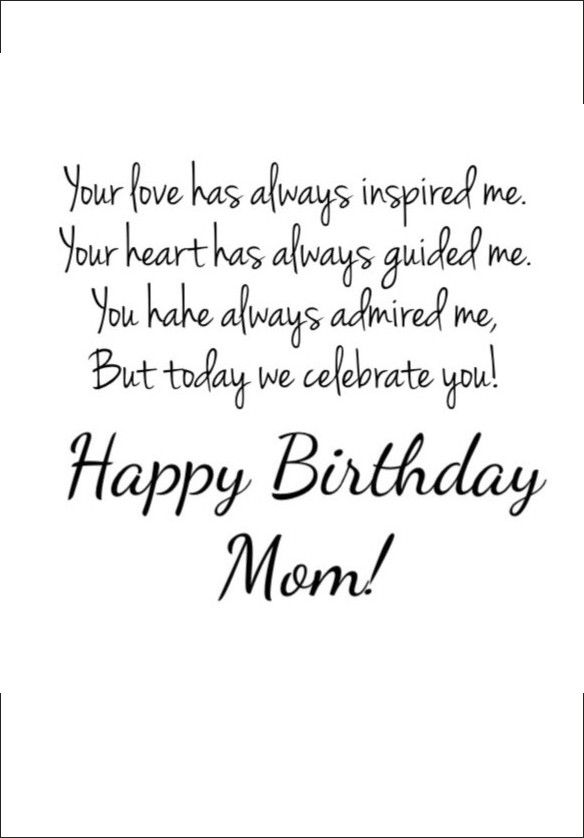 Birthday Mom Quotes
 Happy Birthday Mom 39 Quotes to Make Your Mom Cry With