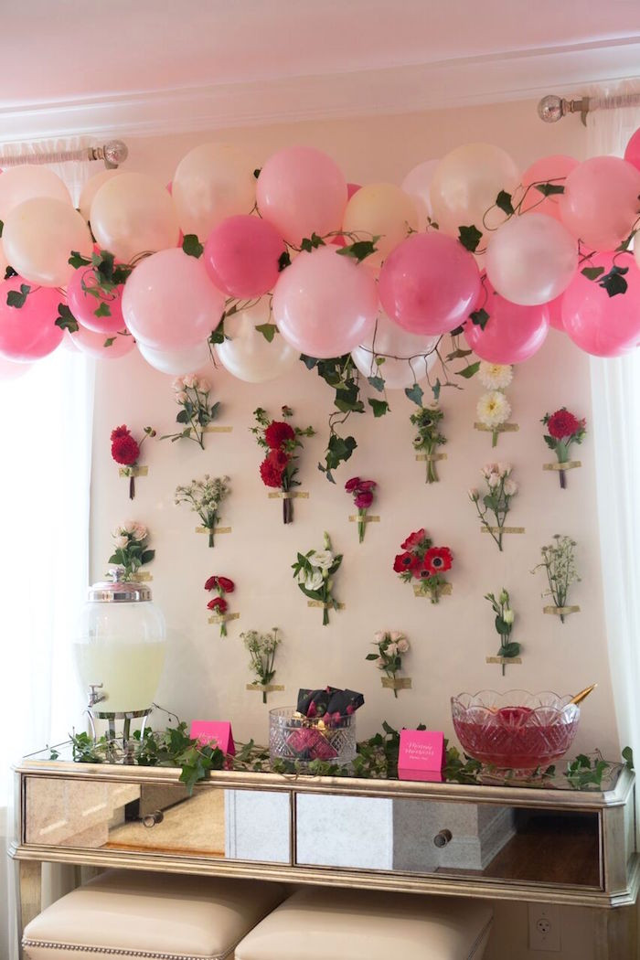 Birthday Party Decor
 Kara s Party Ideas Floral Minnie Mouse Birthday Party