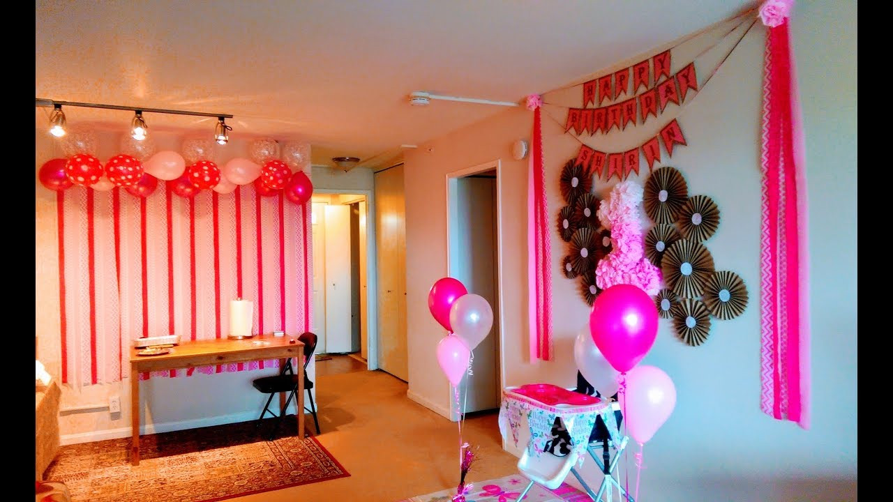 Birthday Party Decor
 DIY First Birthday Decoration Ideas