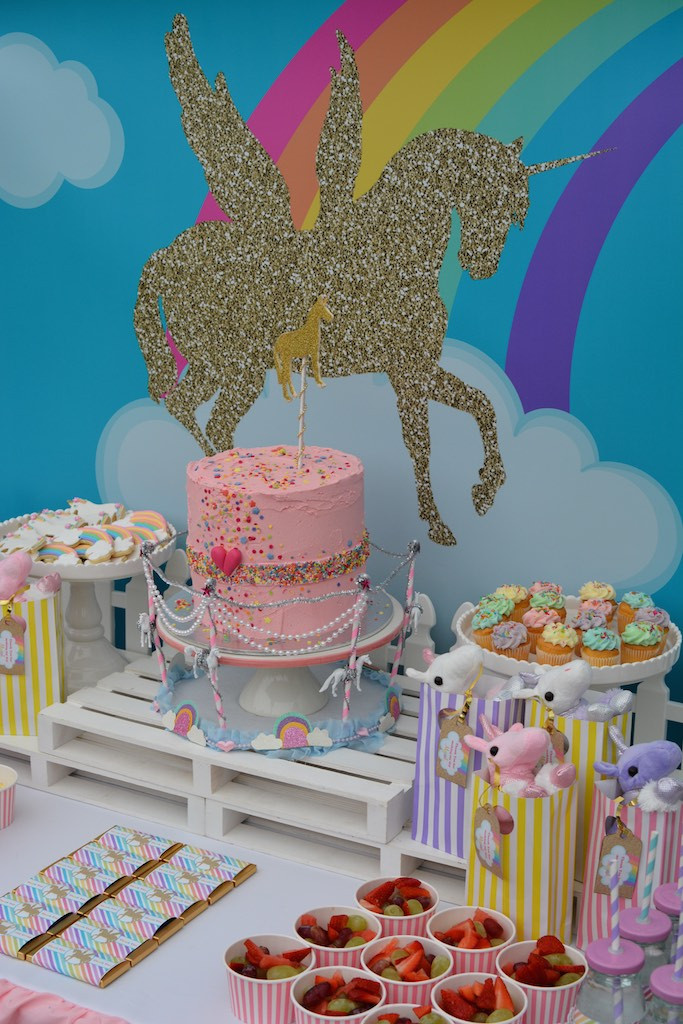 Birthday Party Decoration Ideas
 Tully s Rainbow Unicorn Birthday Party Stuff Mums Like