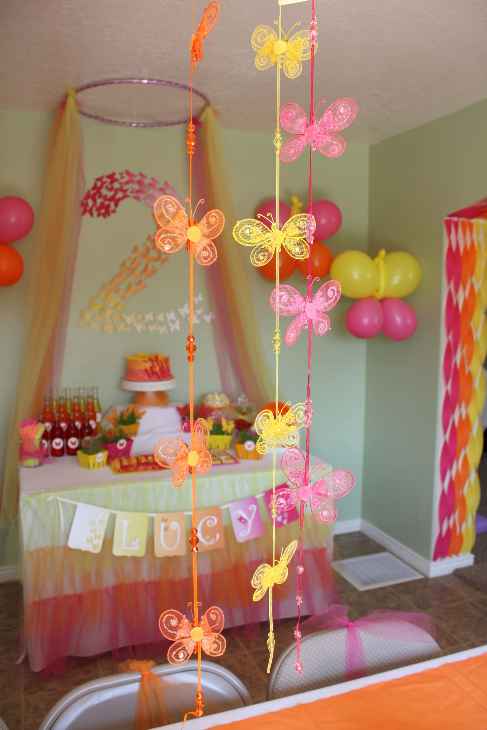 Birthday Party Decoration Ideas
 Butterfly Themed Birthday Party Decorations