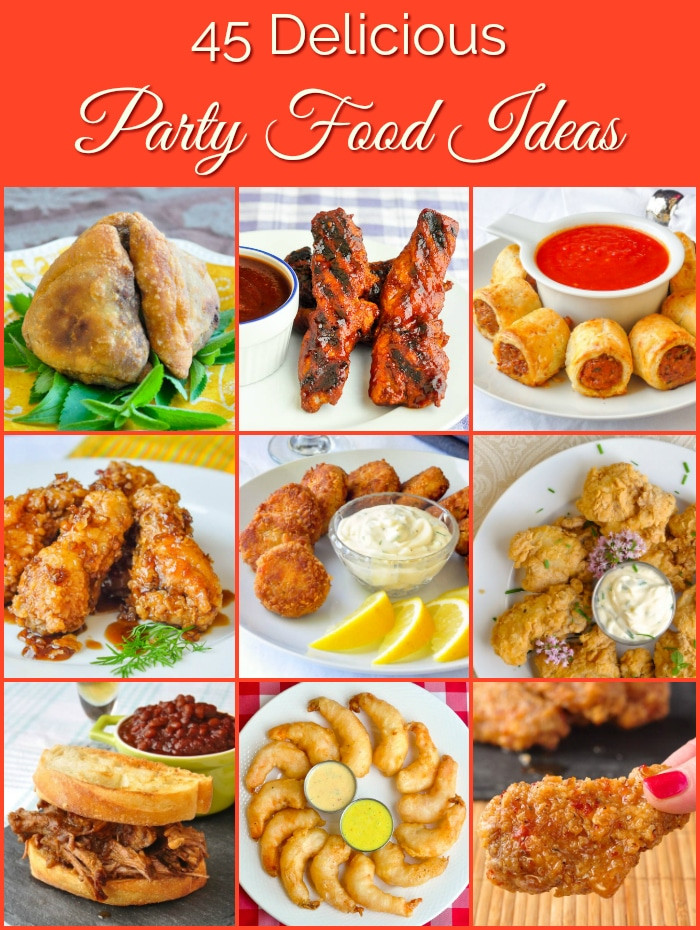 Birthday Party Finger Food Ideas For Adults
 45 Great Party Food Ideas from sticky wings to elegant