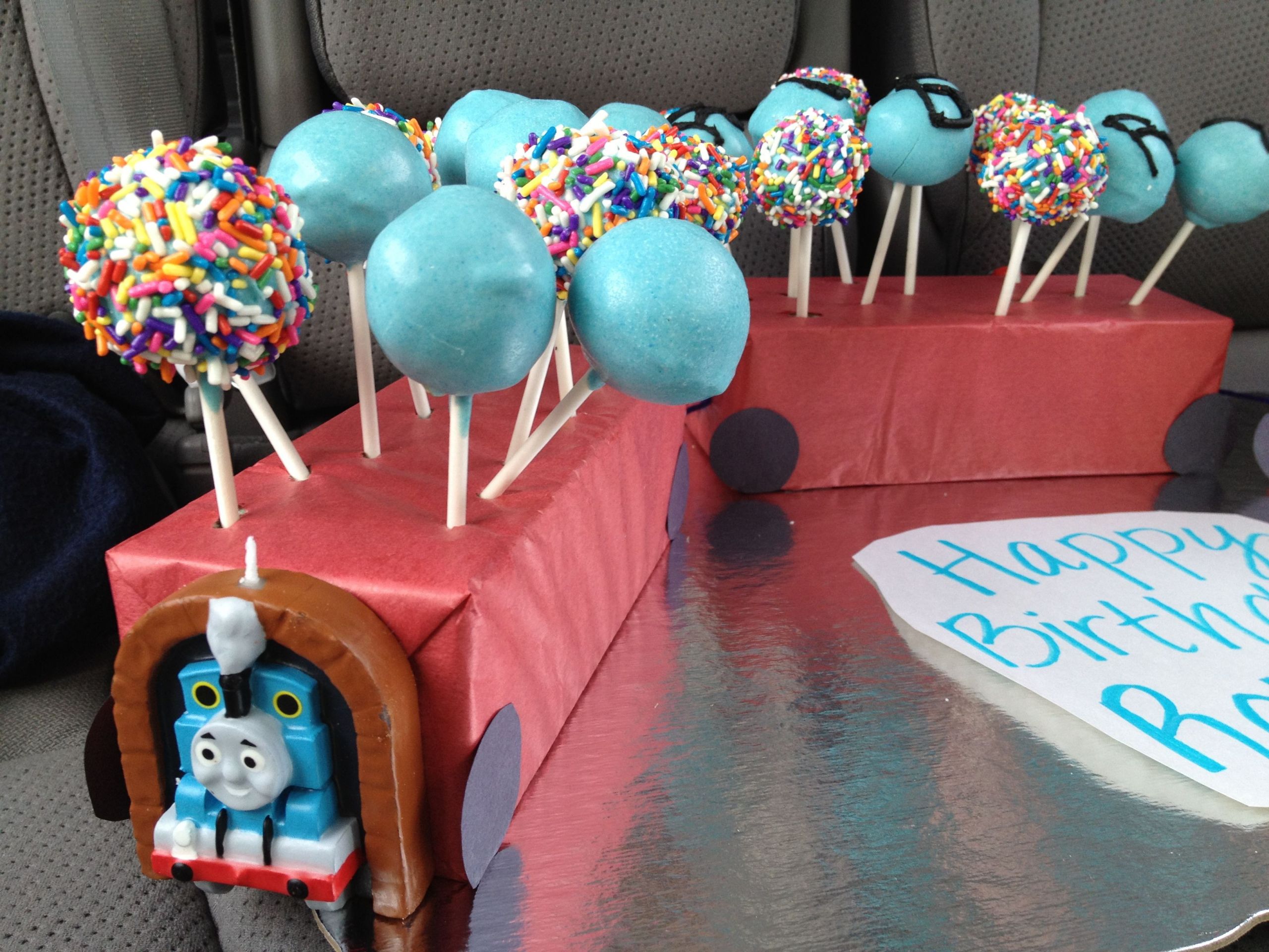 Birthday Party For 4 Year Old
 Cake Pops for 4 year old boy s birthday