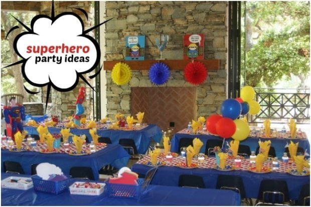 Birthday Party For 4 Year Old
 Superhero Themed Birthday Party for 4 Year Old Boys