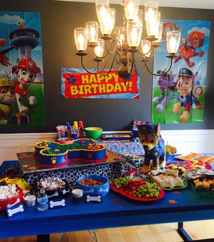 Birthday Party For 4 Year Old
 Paw Patrol Birthday Party for 3 year olds
