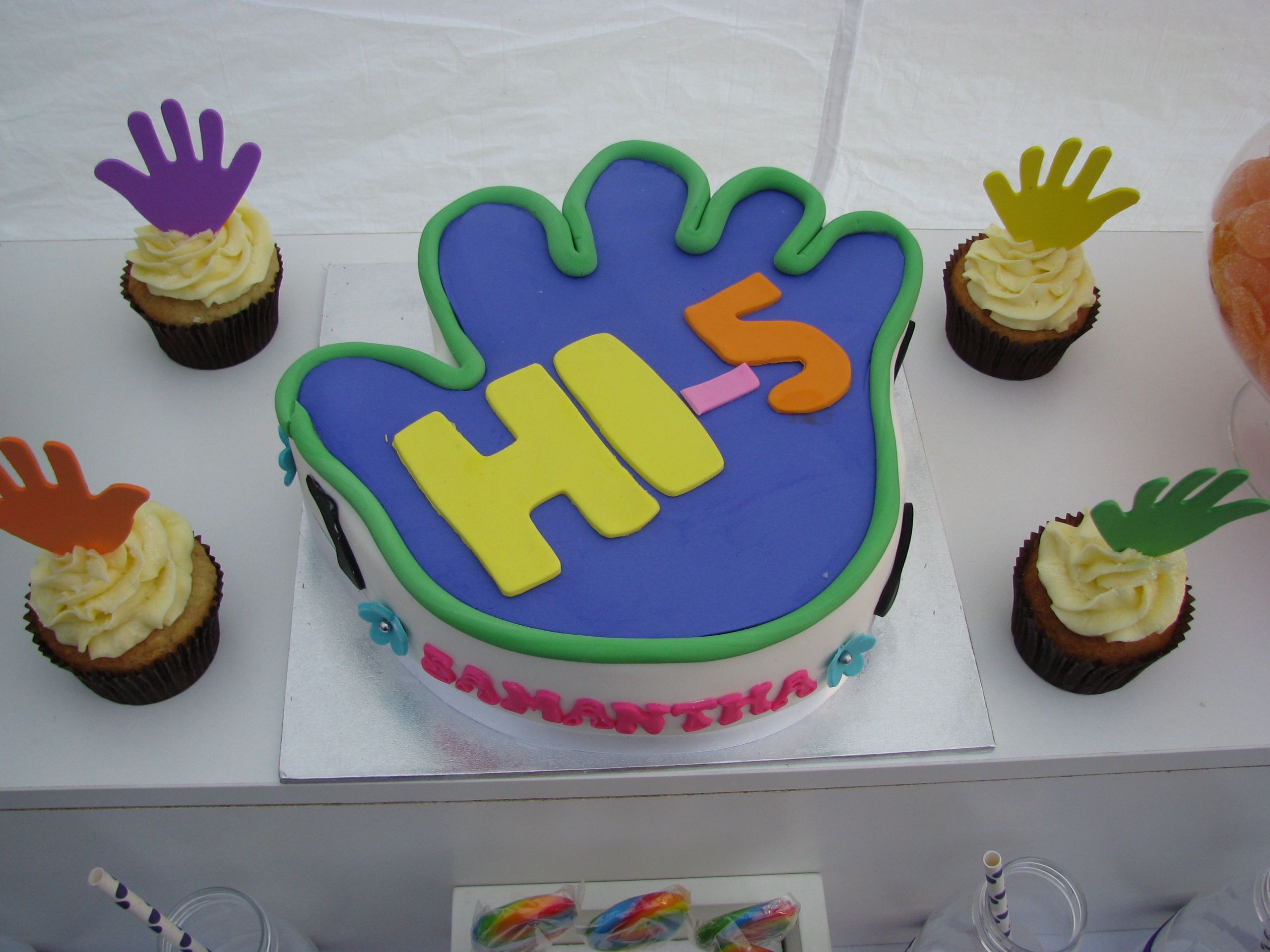 Birthday Party For 5 Year Old
 Hi 5 themed Birthday Party