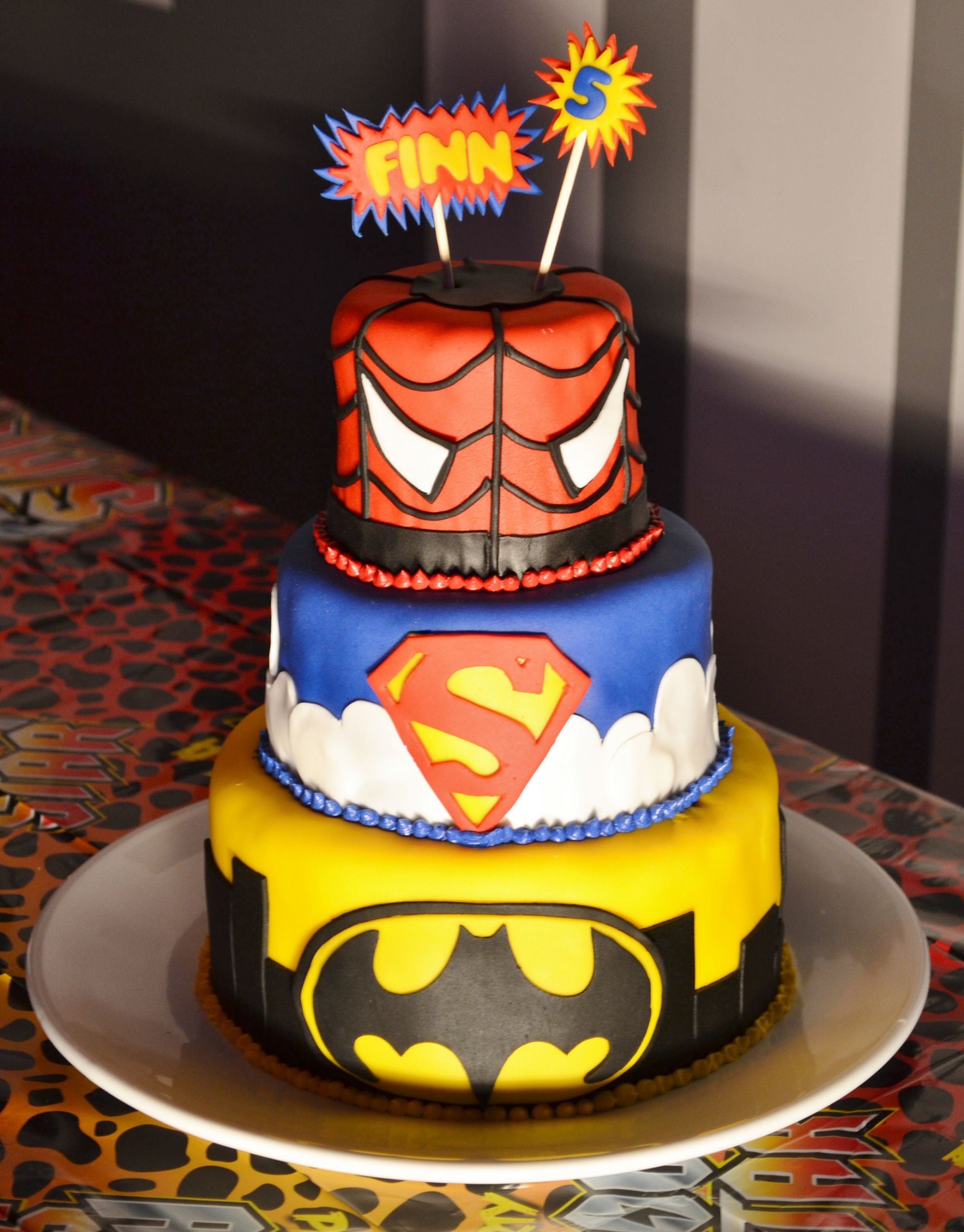Birthday Party For 5 Year Old
 Superhero 5th Birthday