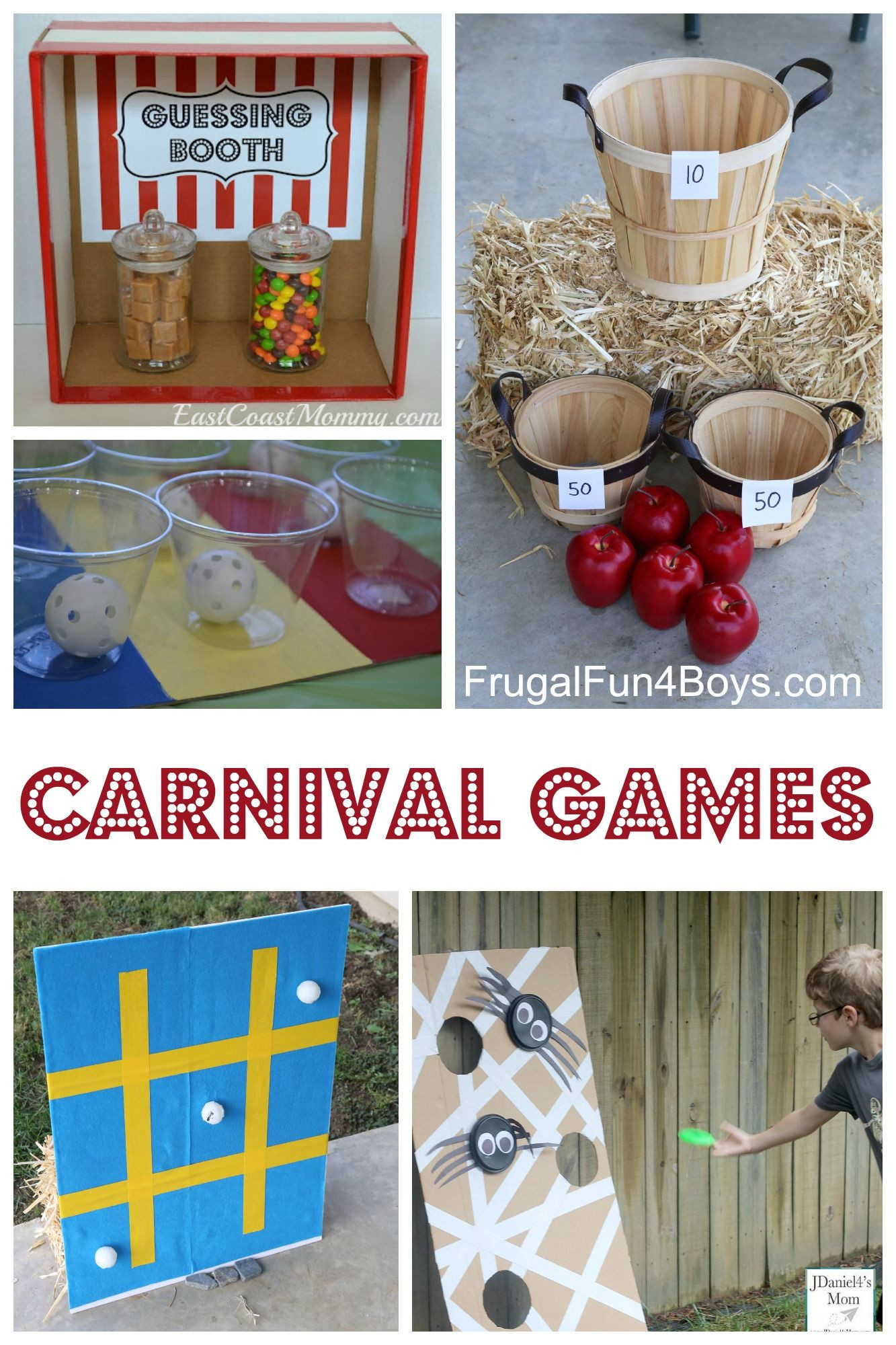 Birthday Party Game Ideas For Kids
 25 Simple Carnival Games for Kids