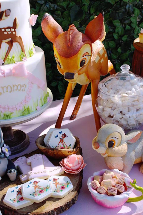 Birthday Party Ideas Decorations
 Gorgeous Bambi 1st Birthday Party Pretty My Party