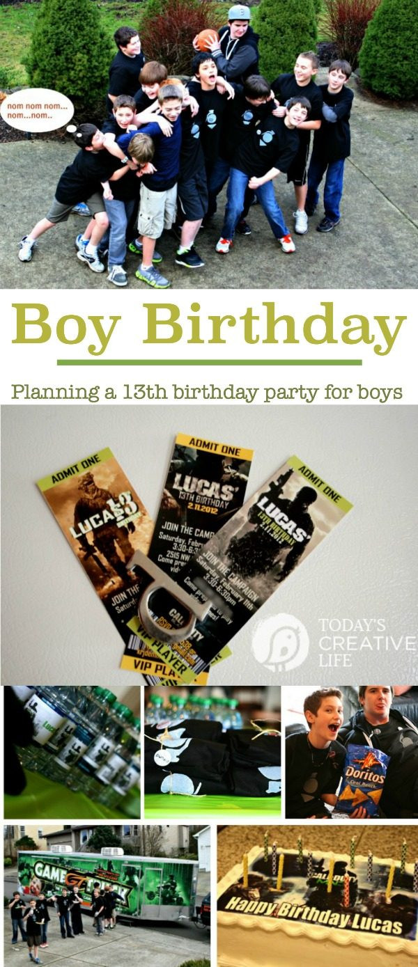 Birthday Party Ideas For 13 Year Old Boy
 Birthdays Planning a 13yr old Boy s Birthday Party