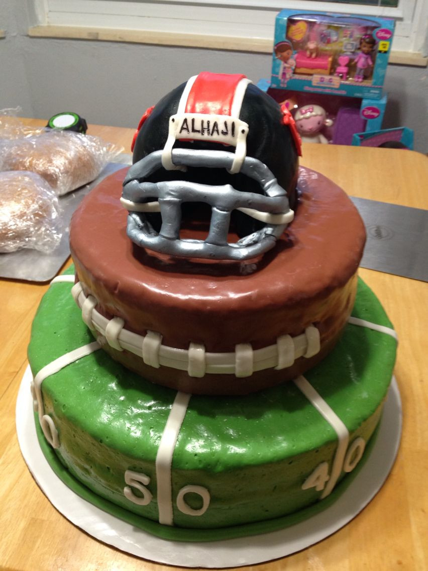 Birthday Party Ideas For 13 Year Old Boy
 Fun football birthday cake for a 13 year old boy