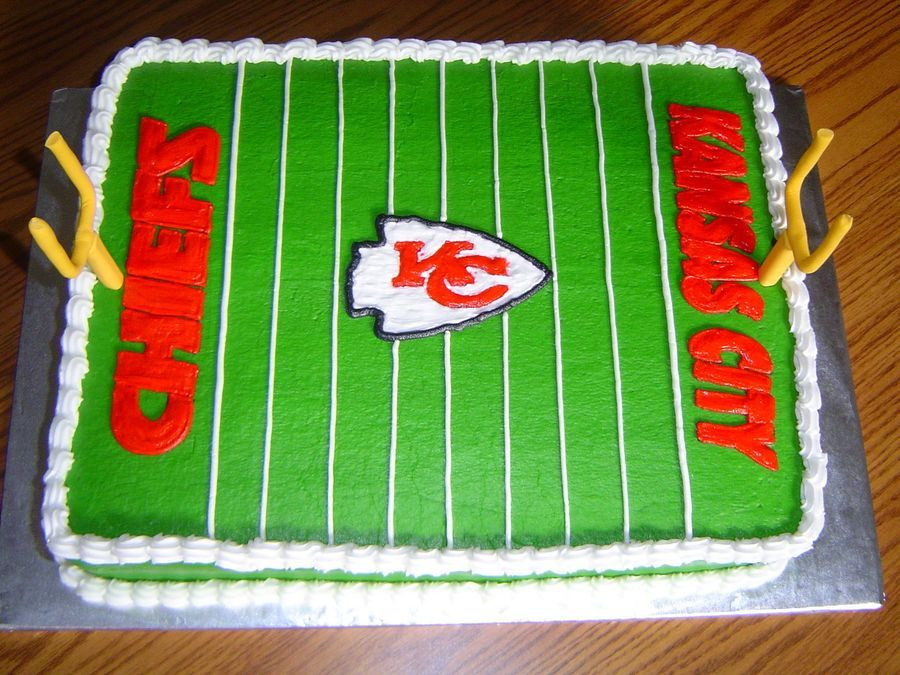 Birthday Party Ideas Kansas City
 Kansas City Chiefs Cake