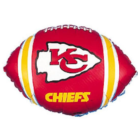 Birthday Party Ideas Kansas City
 18 Kansas City Chiefs Mylar Foil Balloon birthday by