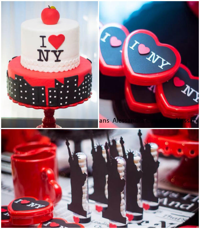 Birthday Party Ideas Nyc
 Kara s Party Ideas New York City Bridal Shower via Kara s