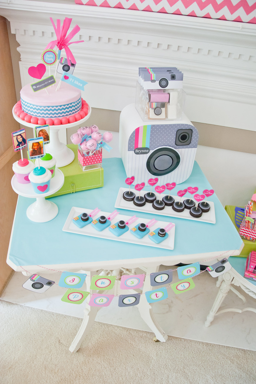Birthday Party Ideas Teens
 Instagram Party Ideas for Teens and Tweens Anders Ruff