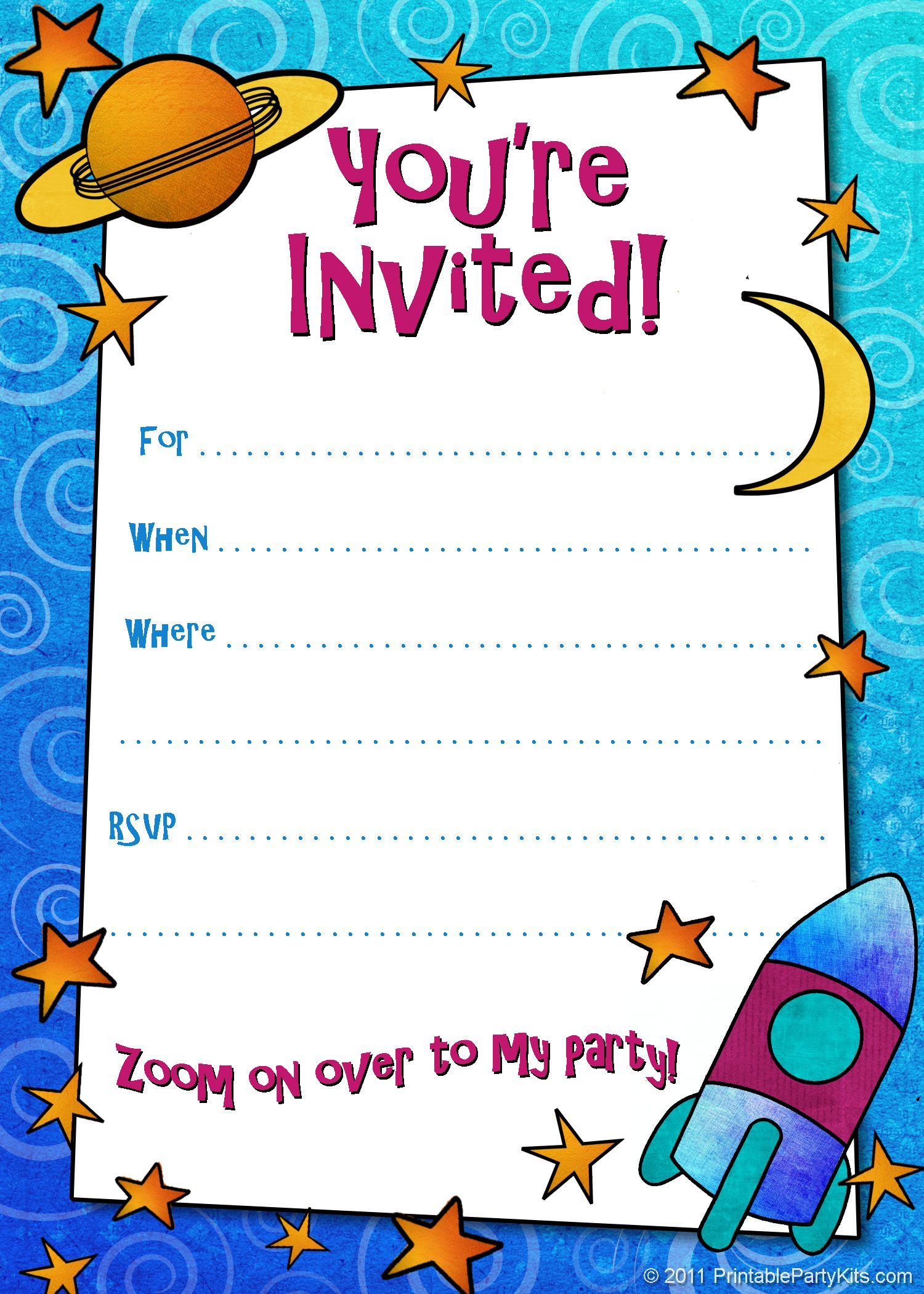 Birthday Party Invitation Template
 Birthday Party Invitation Template Birthday Party