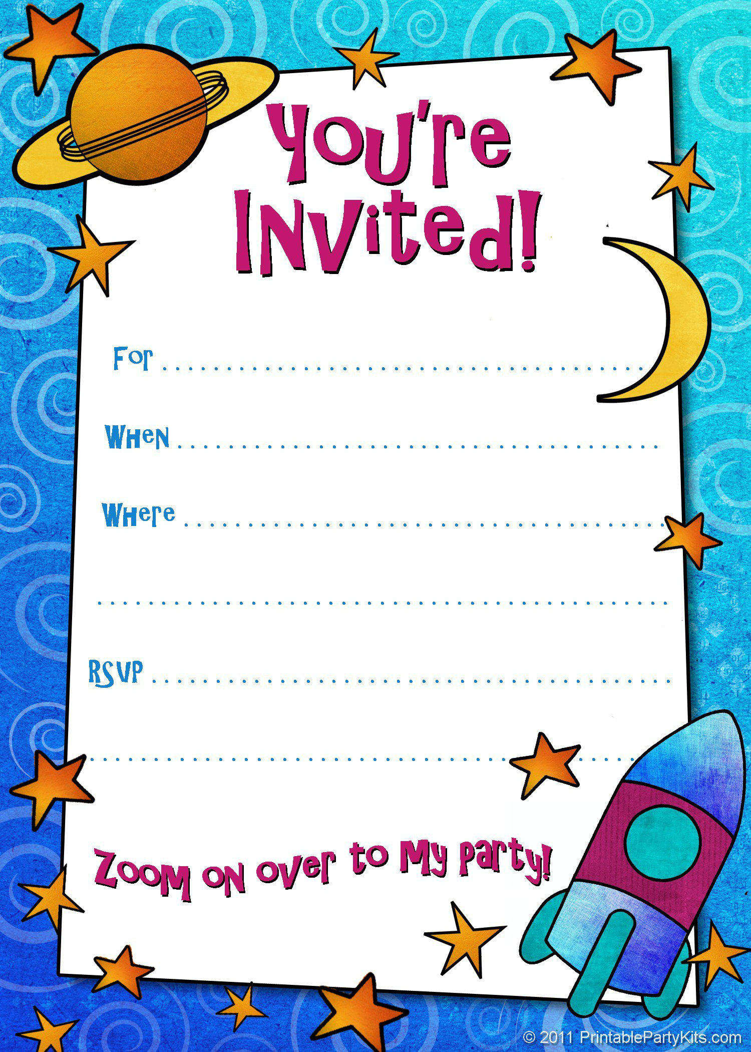Birthday Party Invitations Template
 birthday invitation Birthday invitation card template
