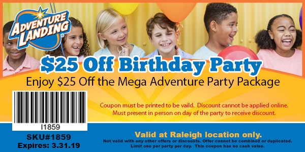 Birthday Party Locations Raleigh Nc
 Adventure Landing Family Entertainment Center