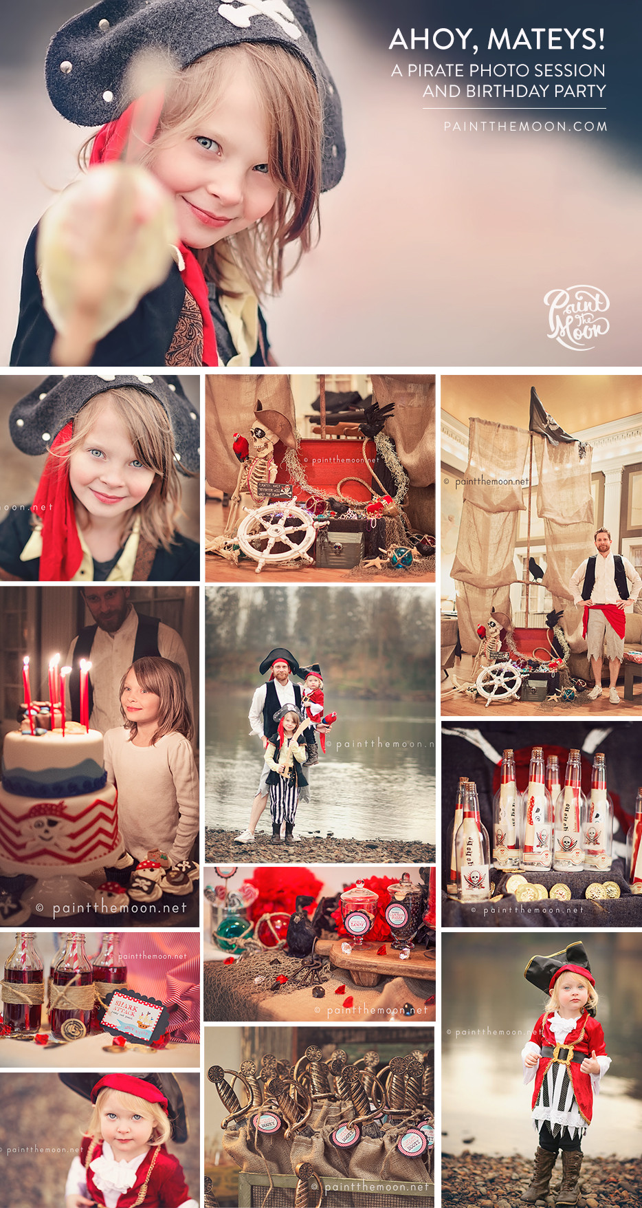 Birthday Party Photography
 Pirate Session and Birthday Party