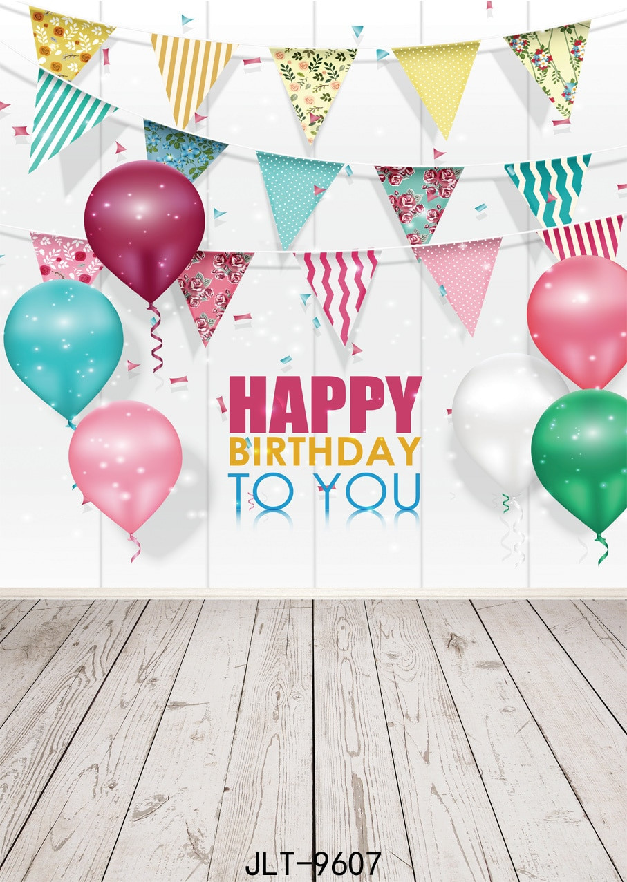 Birthday Party Photography
 150x210cm Thin vinyl cloth photography backdrop birthday